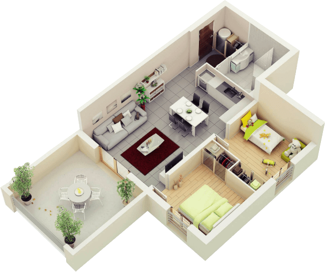 Apartments Plans Modern & Affordable