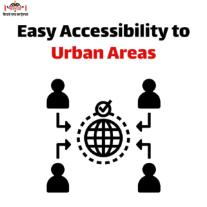 Easy accessibility to urban areas